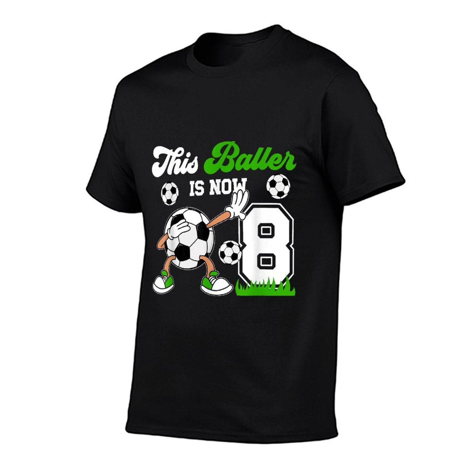 8th Birthday Soccer Boy Eight Year Old Soccer Player  Classic T-Shirt