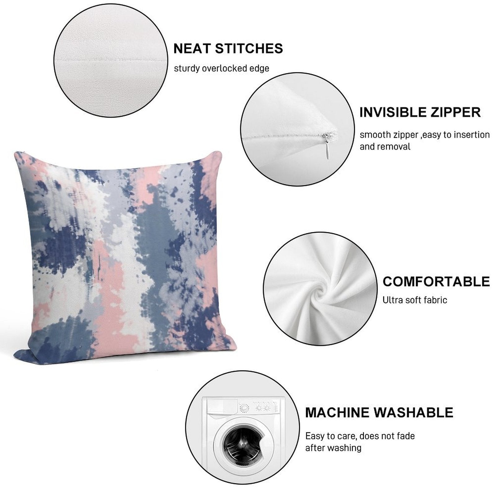 Abstract Art Print Soft Warmth Comfort Throw Pillow