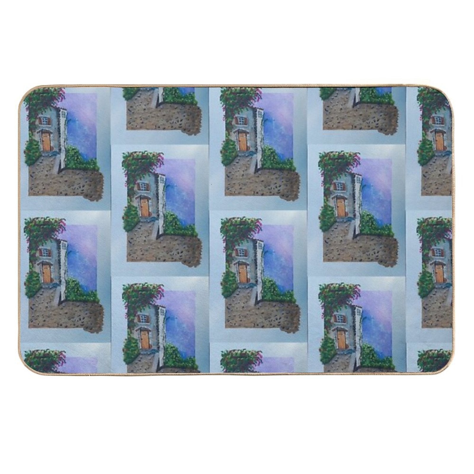 Bouganvillia Vista  Easy Maintenance Bath Mat