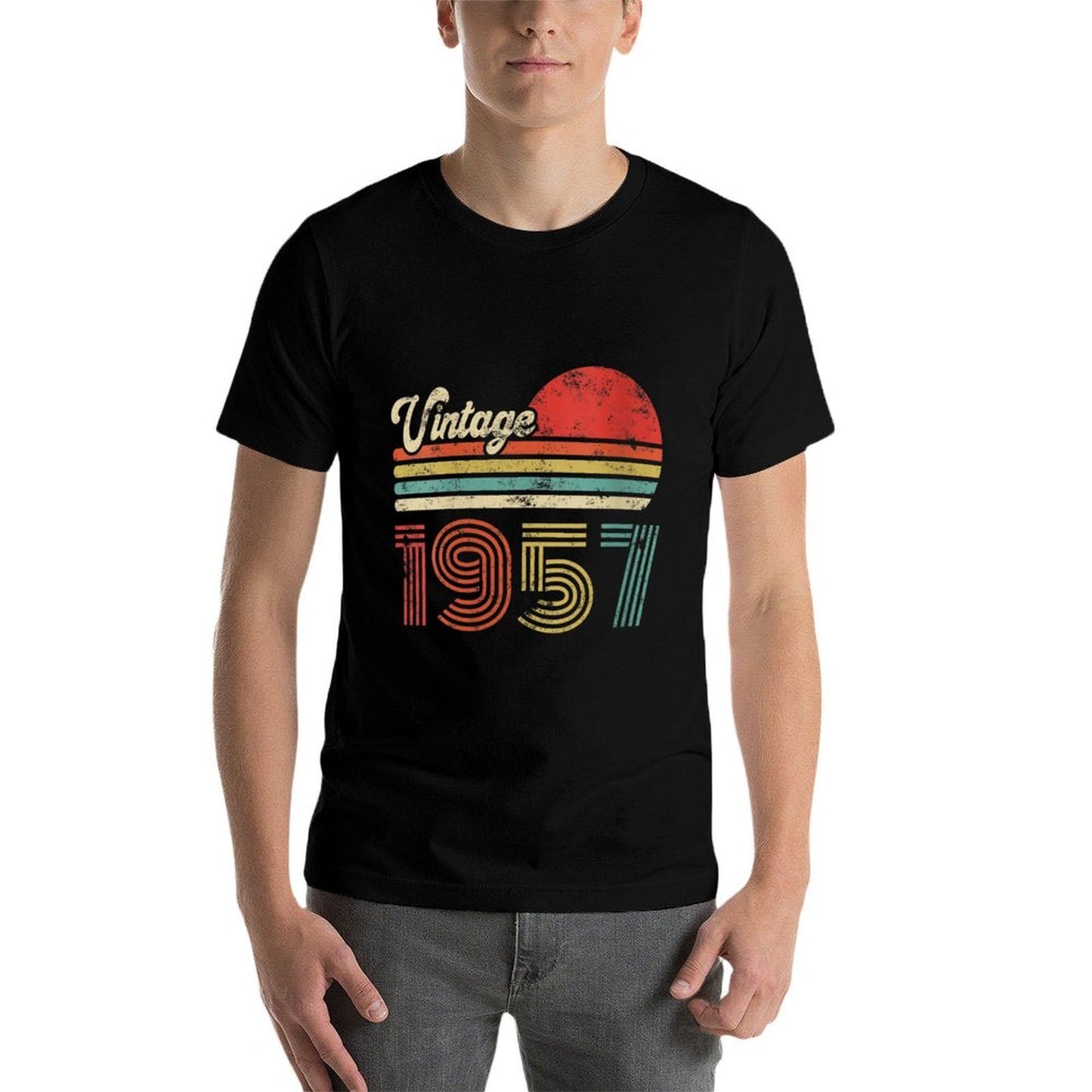 Womens 68 Year Old Birthday Vintage 1957 68th Birthday Stretchy T-Shirt