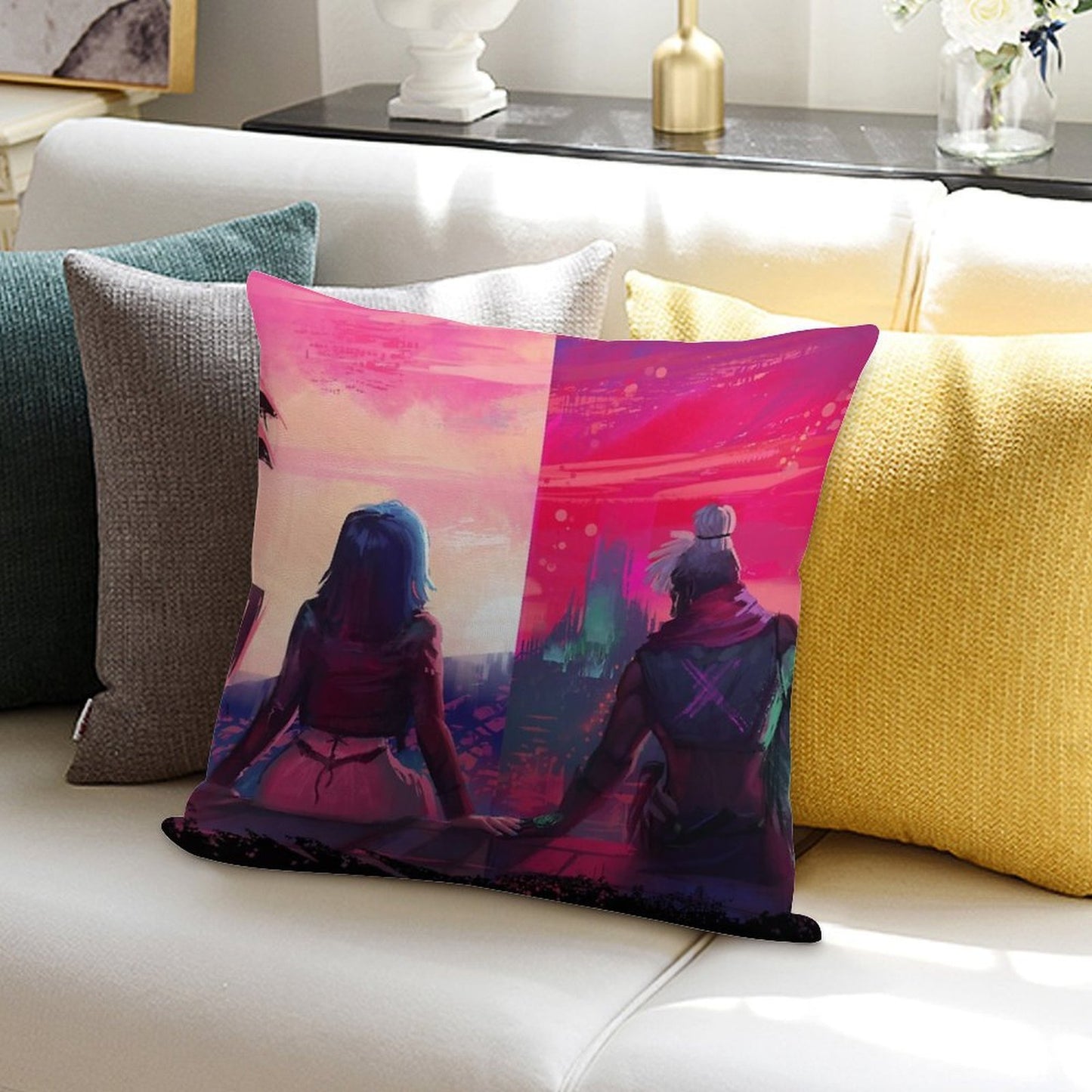Timebomb Soft Reinforced Edging Throw Pillow