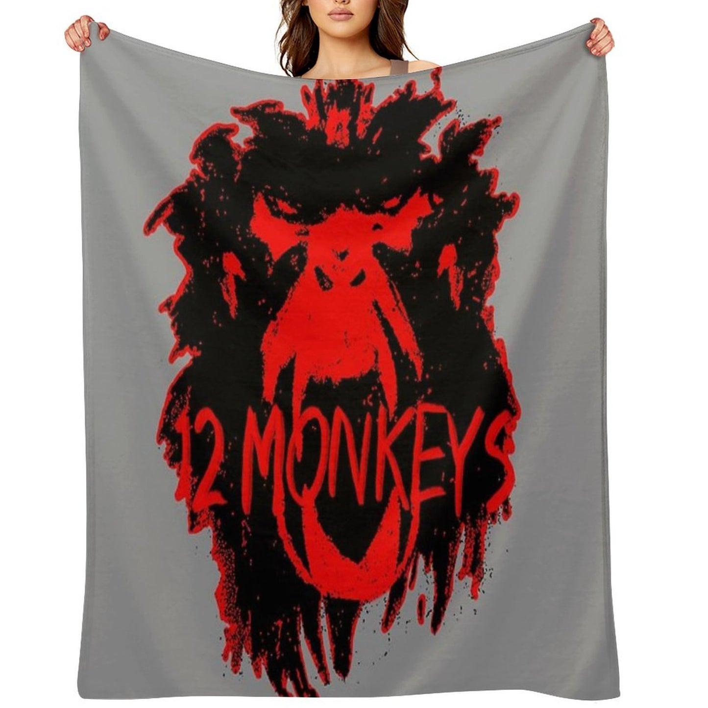 The Army of The 12 Monkeys Anti-pilling Throw Blanket
