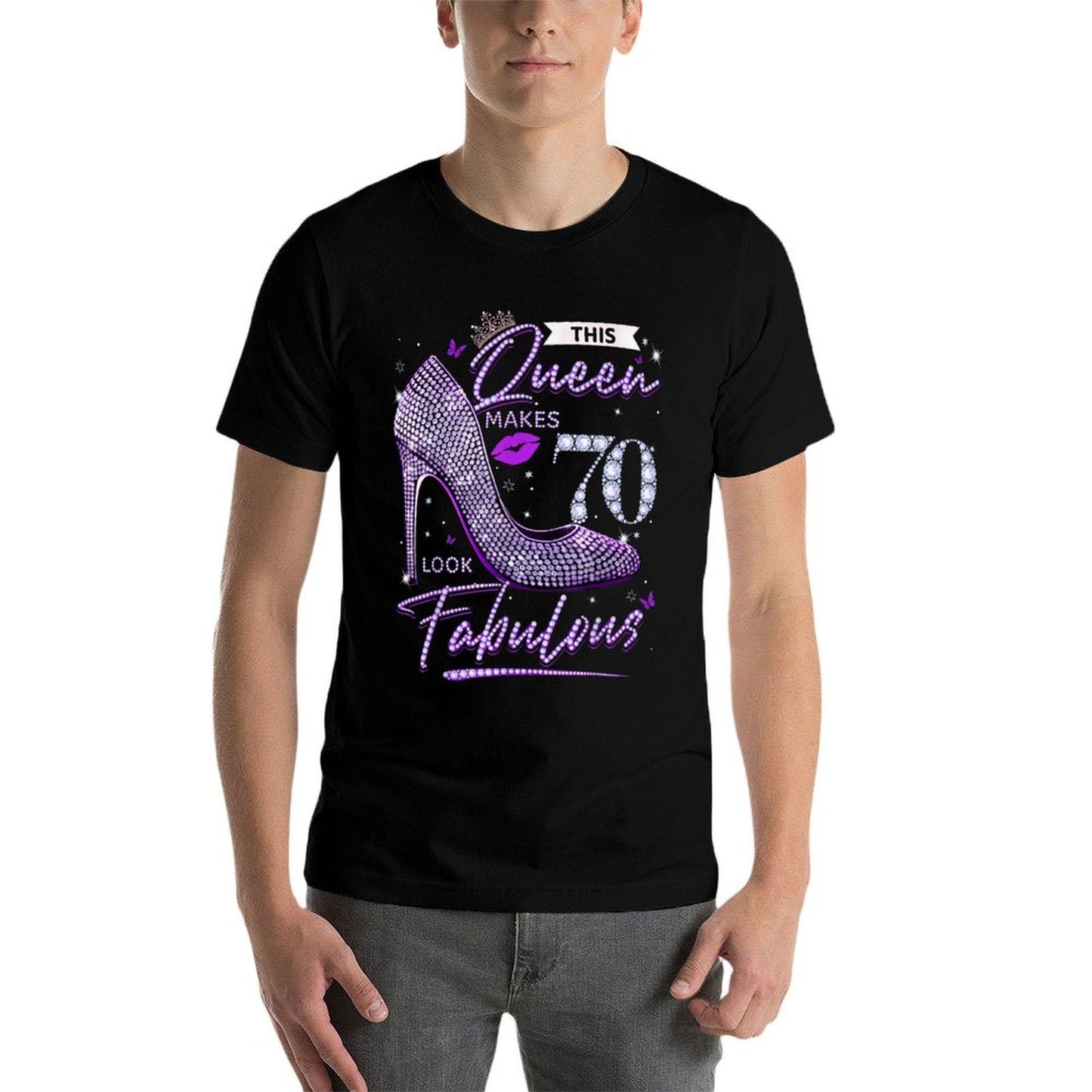 This Queen Makes 70 Looks Fabulous 70th Birthday Women  Classic T-Shirt
