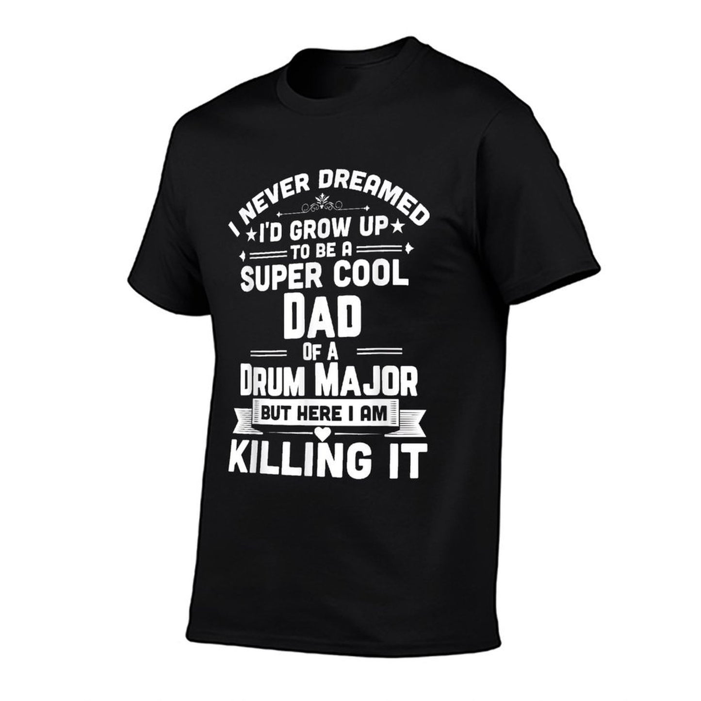 Super Cool Dad Of A Drum Major Funny Marching Band Eco-friendly Material T-Shirt