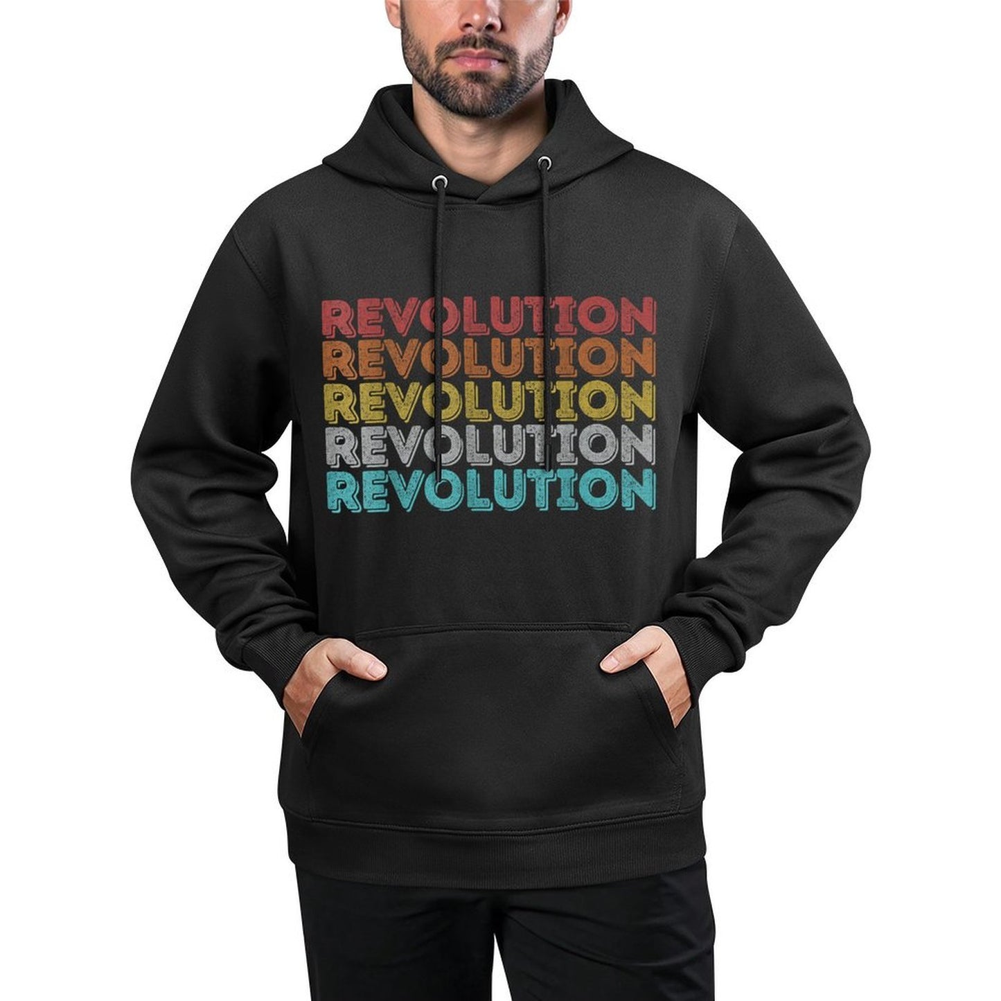 Vintage Retro Revolution Versatile Streetwear Hoodie