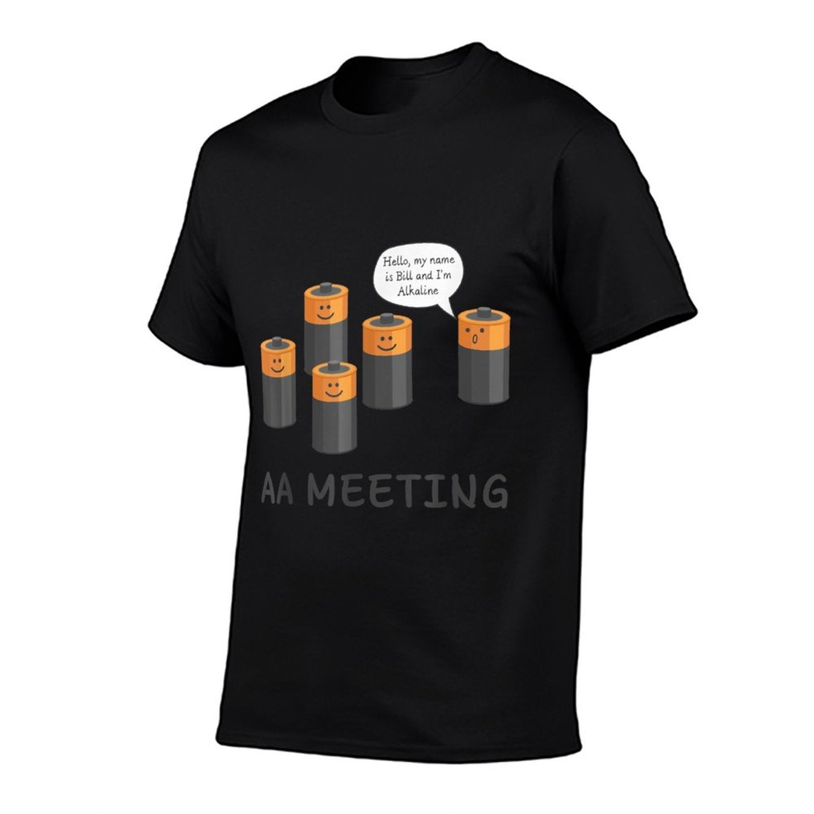 AA Meeting Cute Battery Funny Sarcastic Humor  Durable T-Shirt