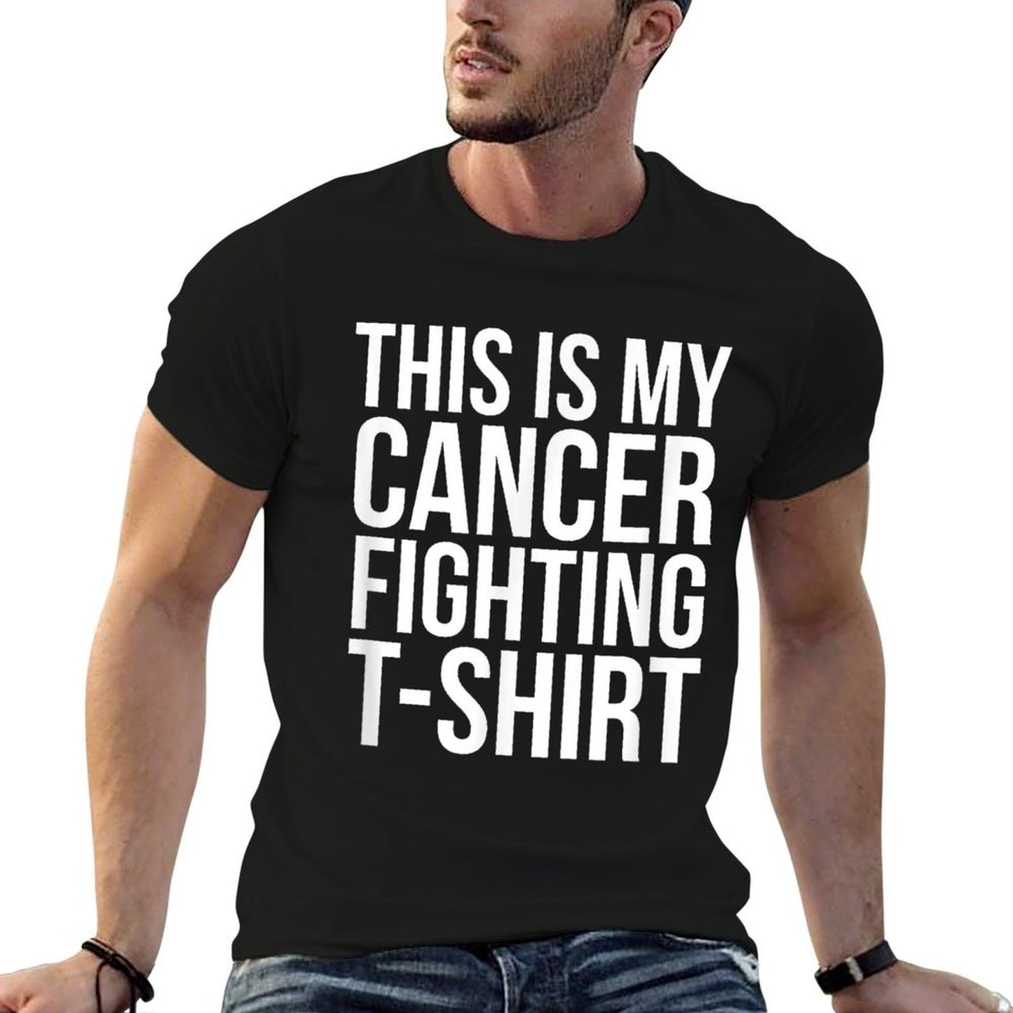 This Is My Cancer Fighting  Odor-resistant T-Shirt