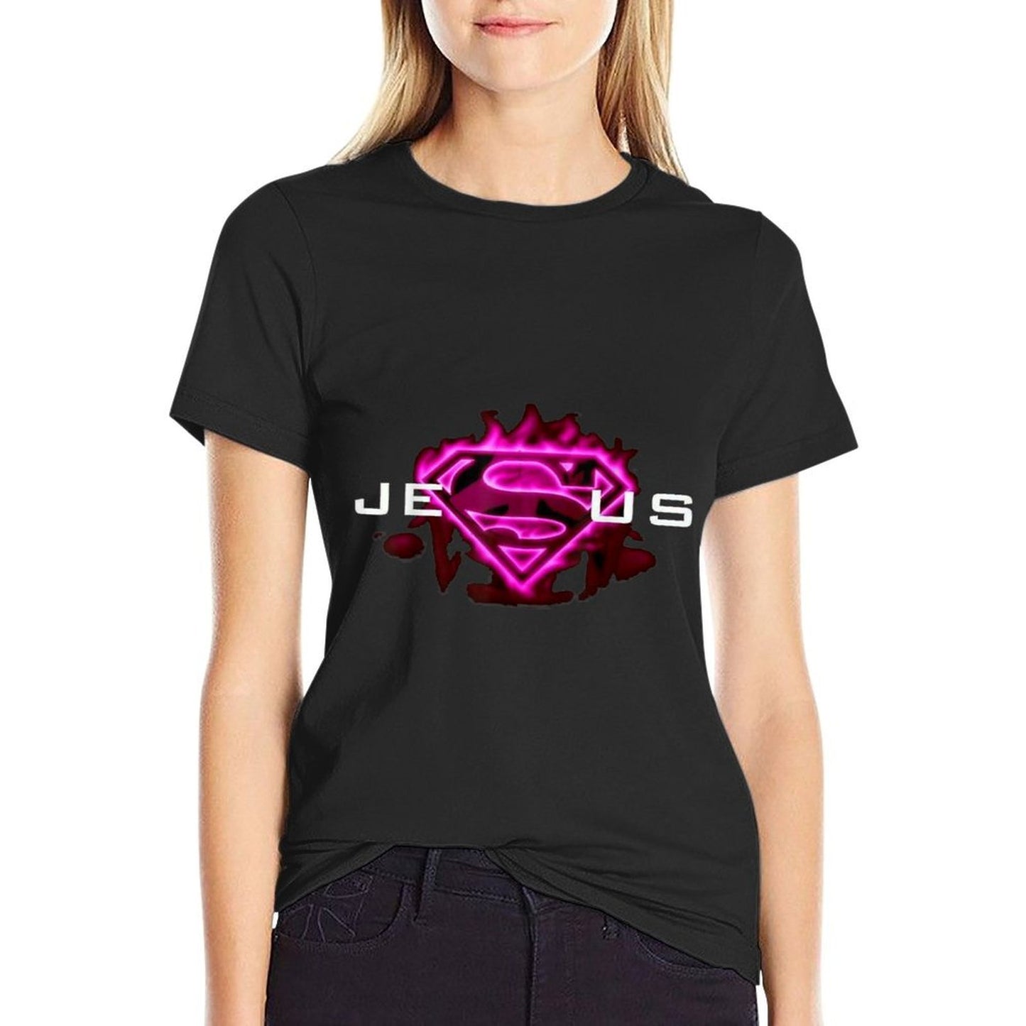 T-shirt Jesus Is My Superhero, Christian Love Moisture-wicking T-Shirt