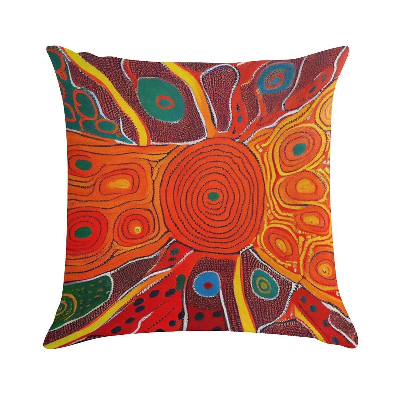 Alice Springs #14 Soft Easy Maintenance Throw Pillow