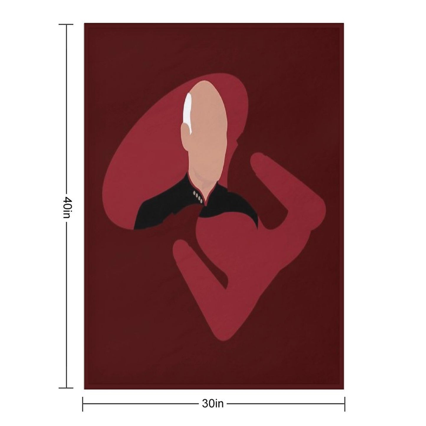 The Captain Sustainable Throw Blanket