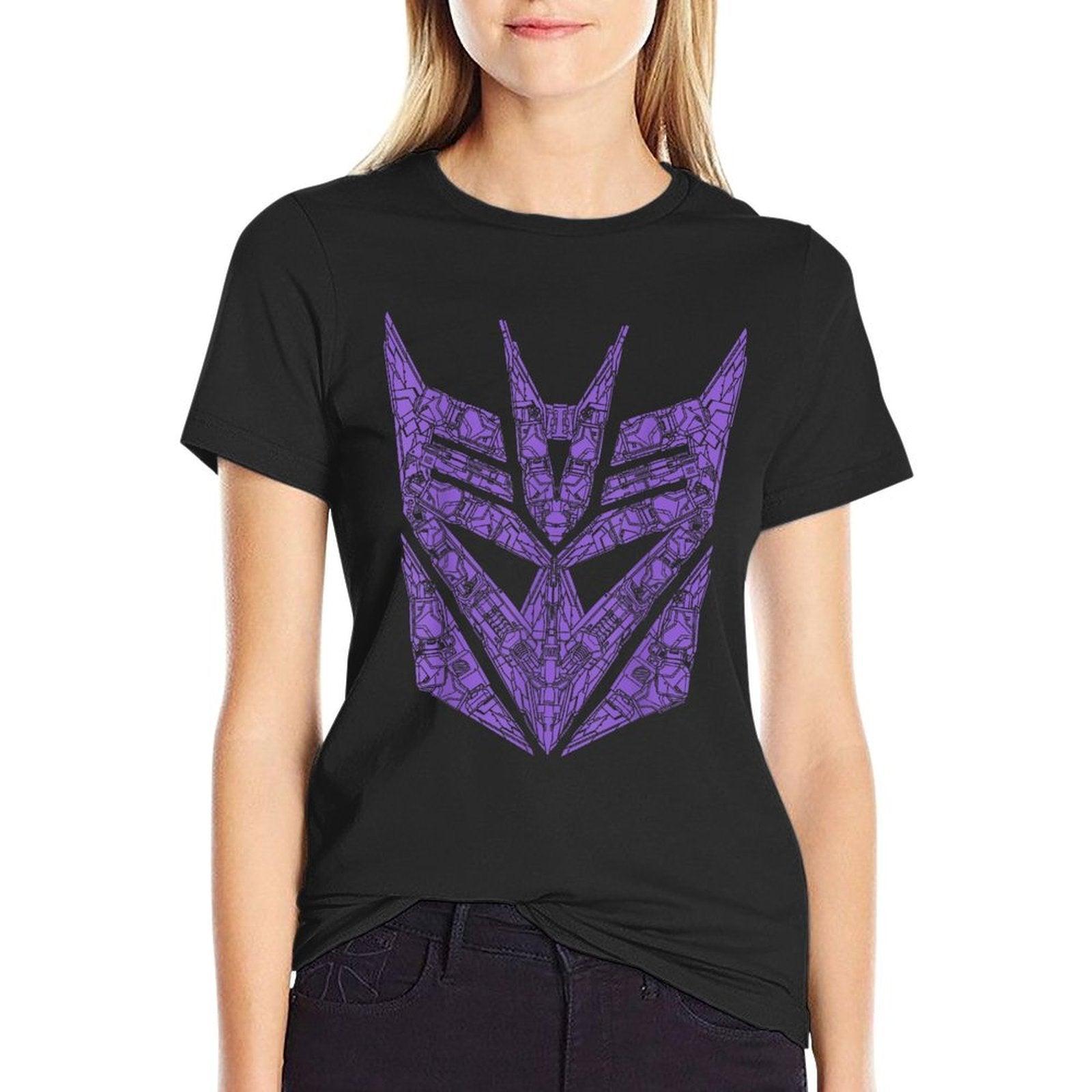 Transformers Decepticons Purple Icon Filled Logo  Odor-resistant T-Shirt
