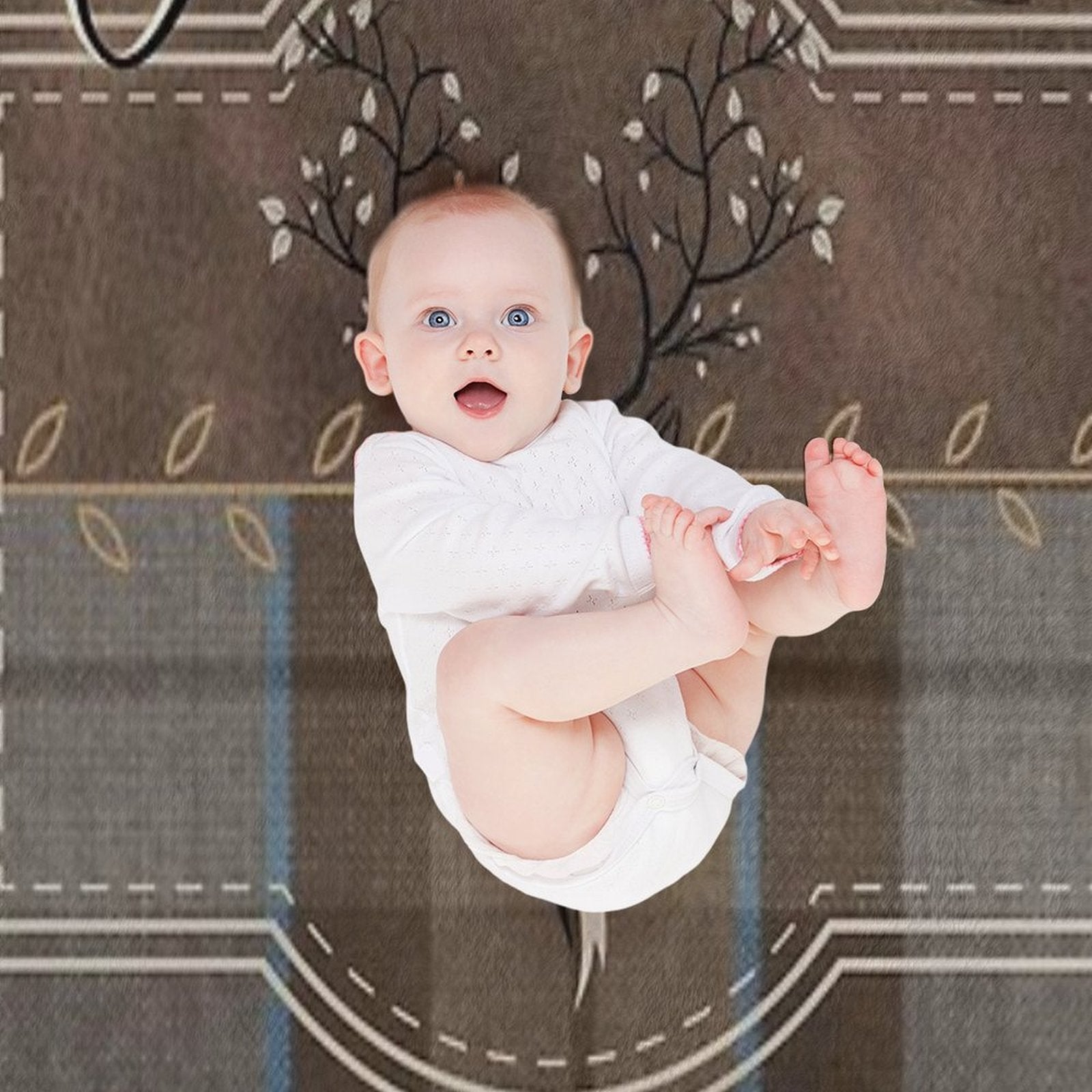 Outlander - Leather And Tartan with Stag Durable Throw Blanket