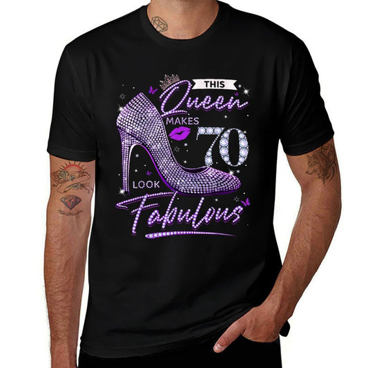 This Queen Makes 70 Looks Fabulous 70th Birthday Women  Classic T-Shirt