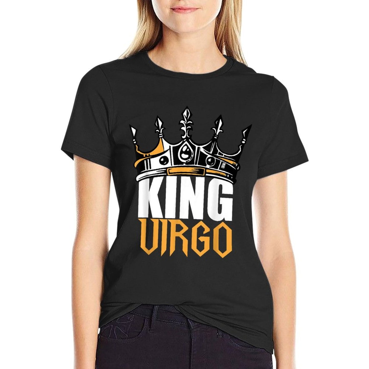 Virgo Birthday Gifts - King Virgo Zodiac Versatile T-Shirt