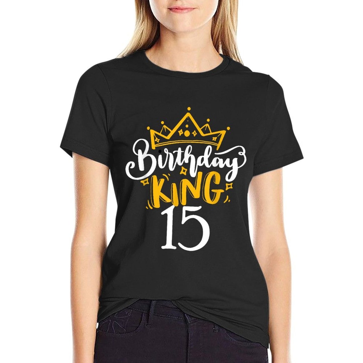 15th Birthday King 15 Years Old Party Ideas For Boys Moisture-wicking T-Shirt
