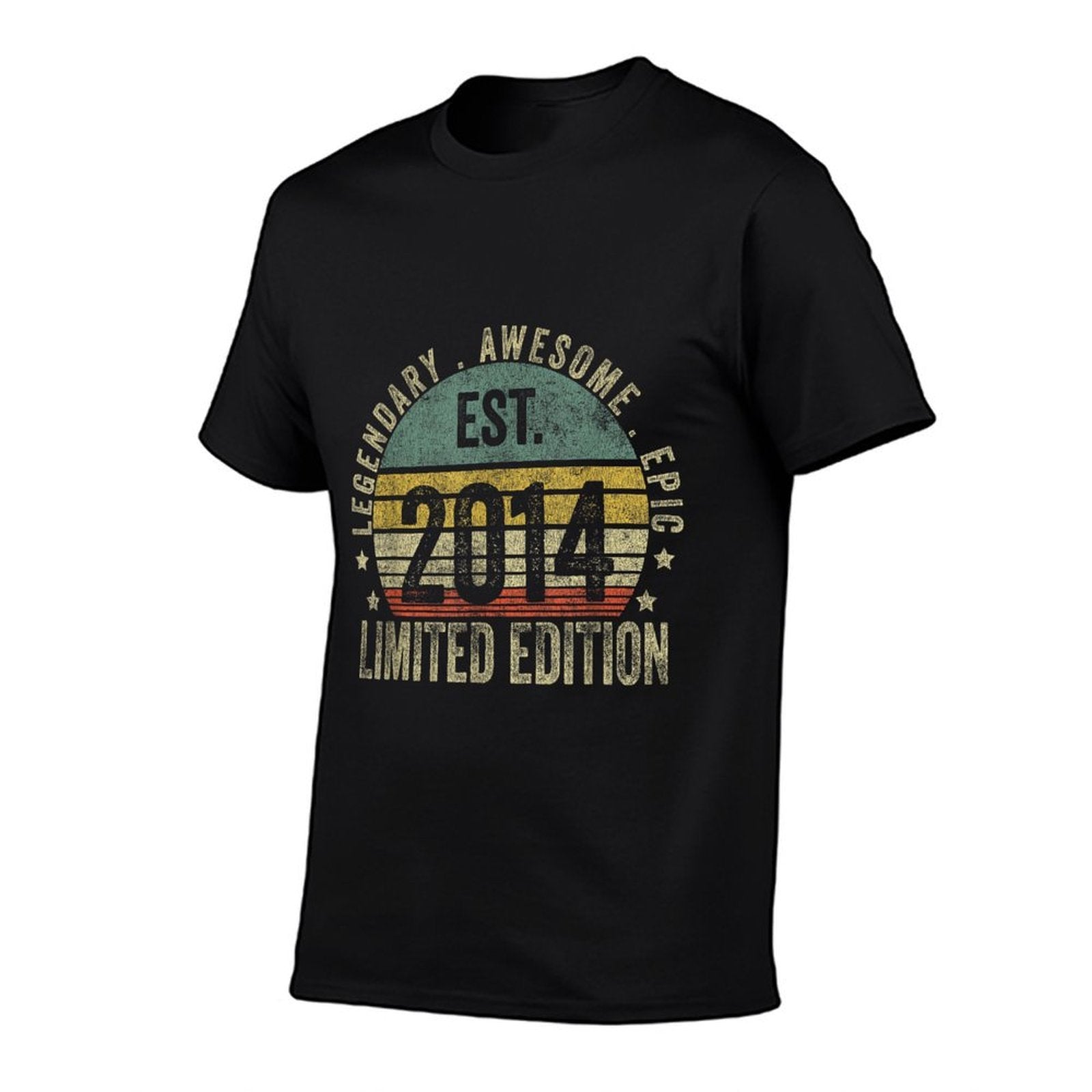9th Birthday Vintage 9 Year Old Est 2014 Limited Edition  Graphic-printed T-Shirt