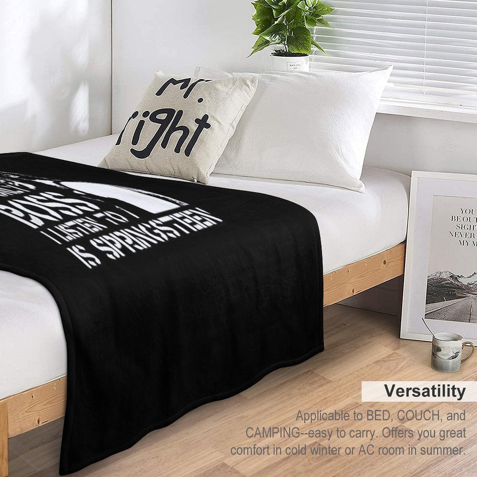 Bruce Springsteen = Born In The USA Travel-friendly Throw Blanket