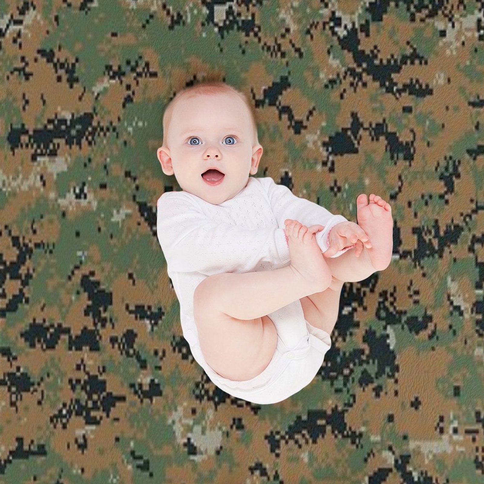 Marpat Camo Quick-dry Throw Blanket