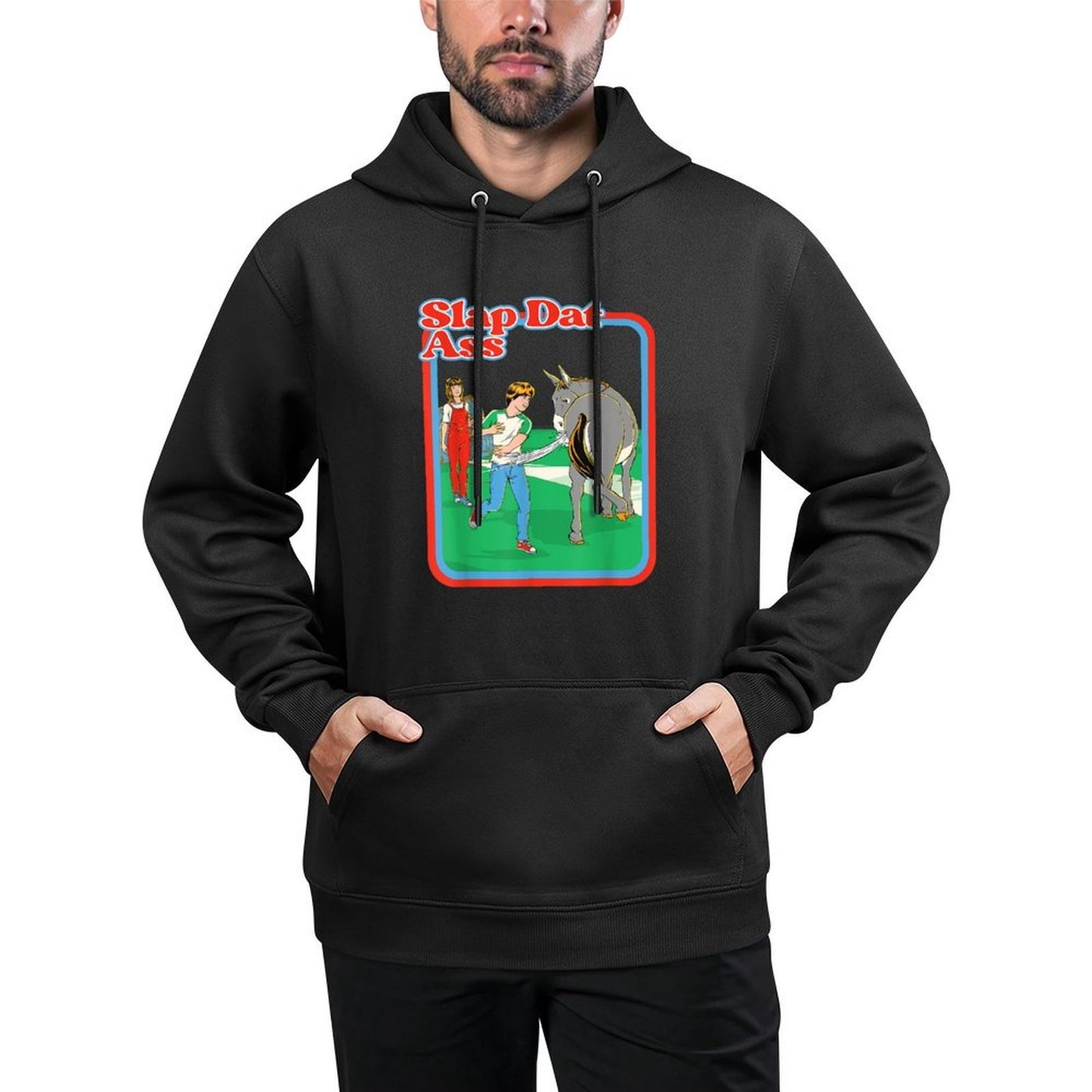 Slap Dat Ass Vintage Funny Meme - Vintage Child Game All-Day Comfort Hoodie