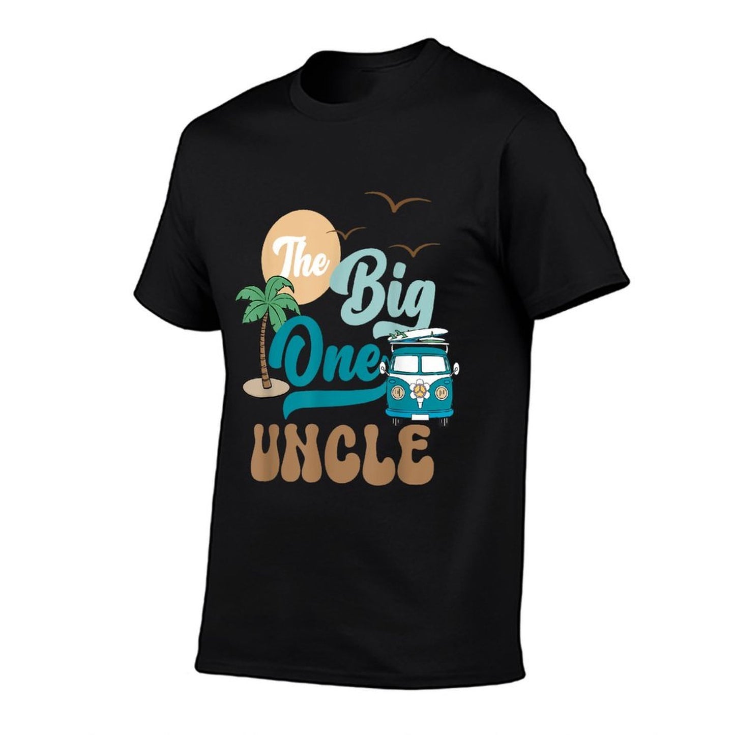 The Big One Uncle Beach Theme Matching Party 1st Birthday Relaxed-fit T-Shirt