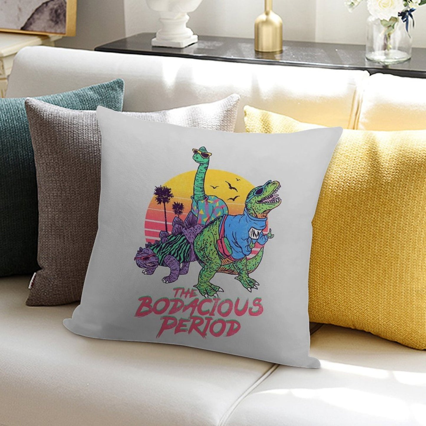 The Bodacious Period Soft Gift Ready Throw Pillow