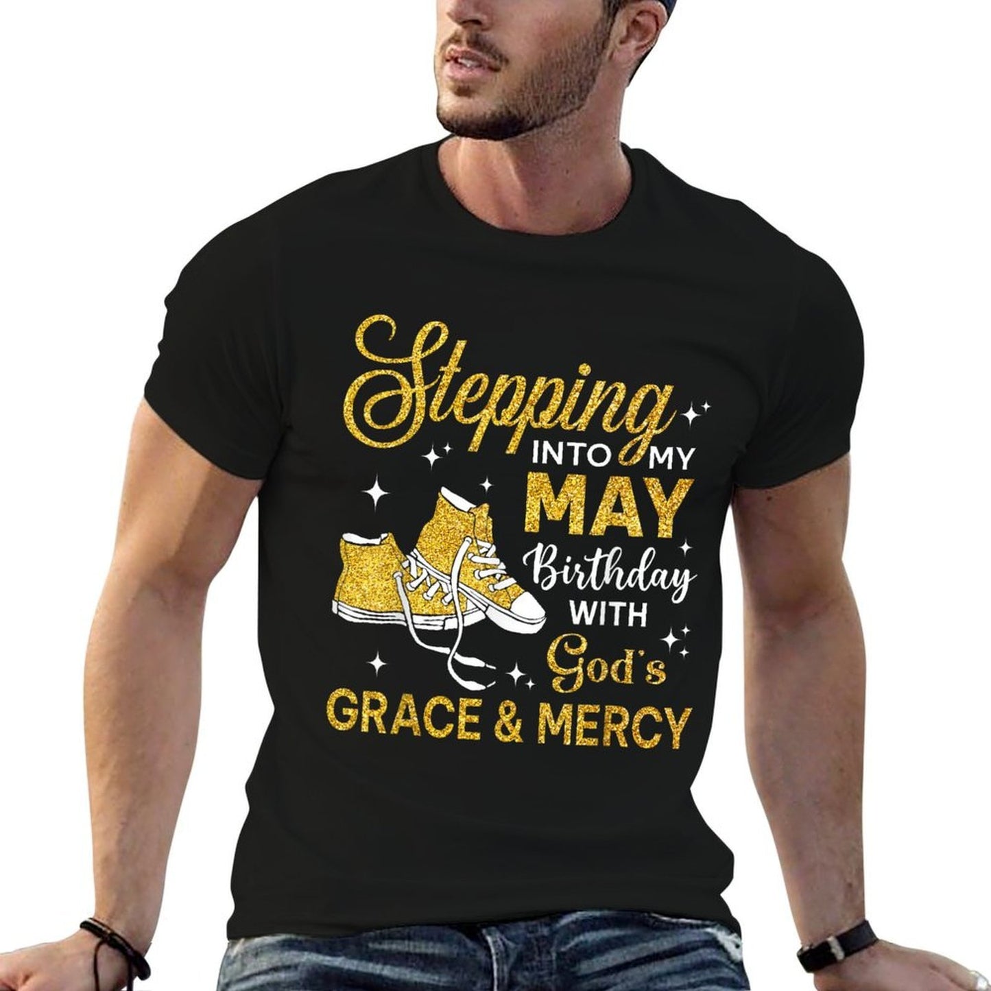 Stepping Into My May Birthday Women Girl Shoes Vintage-inspired T-Shirt