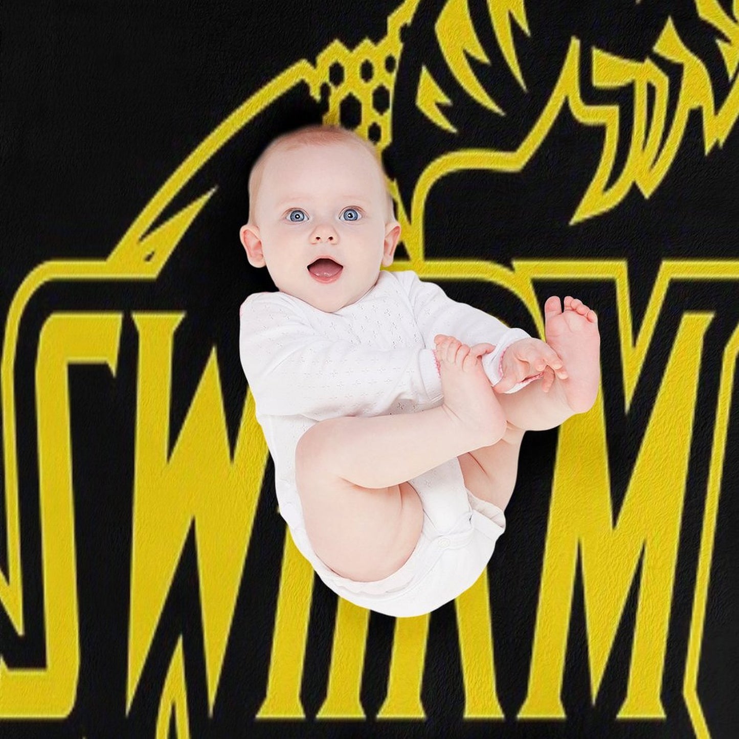 Swarm Sports Logo Versatility Throw Blanket