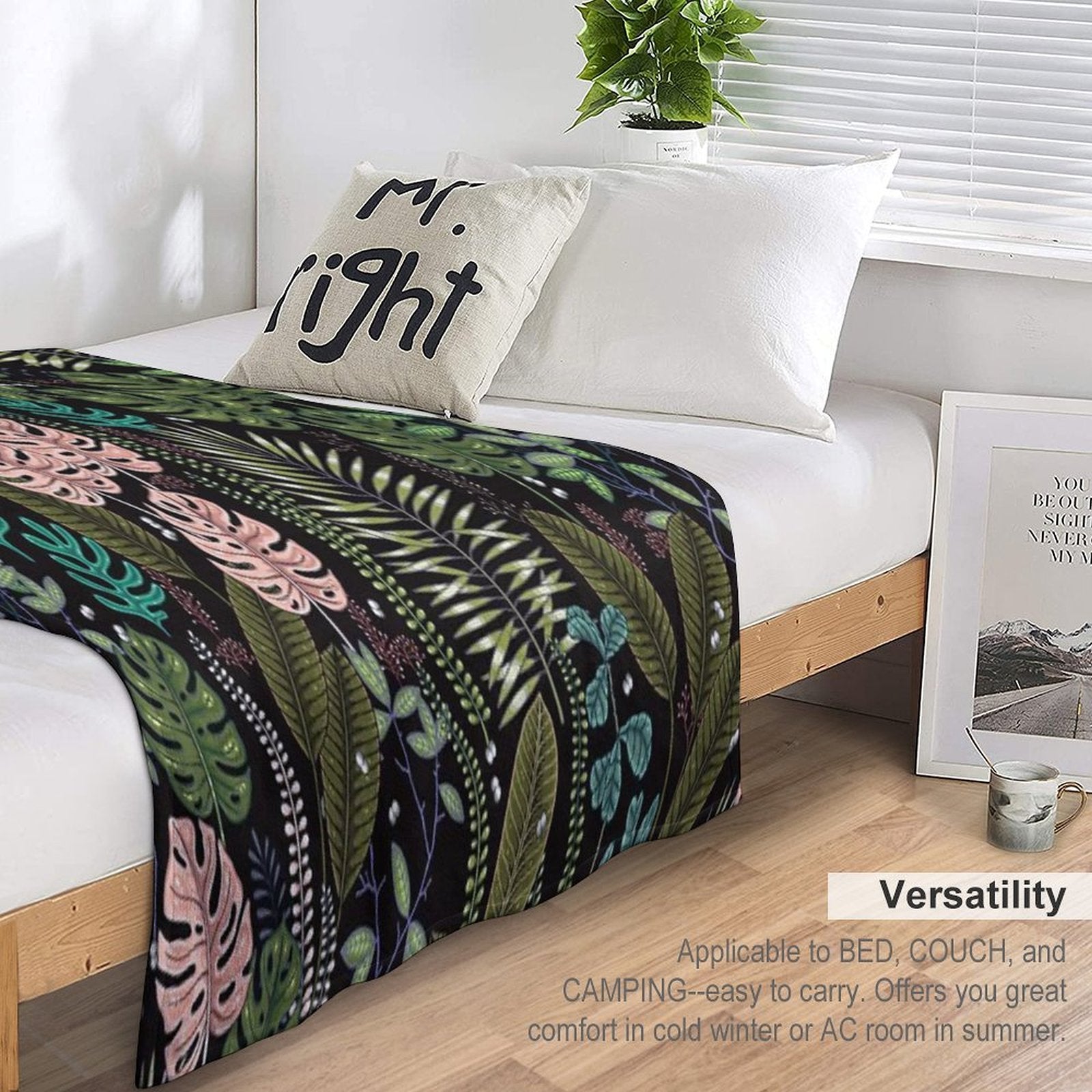 Tropical Dream Travel-friendly Throw Blanket