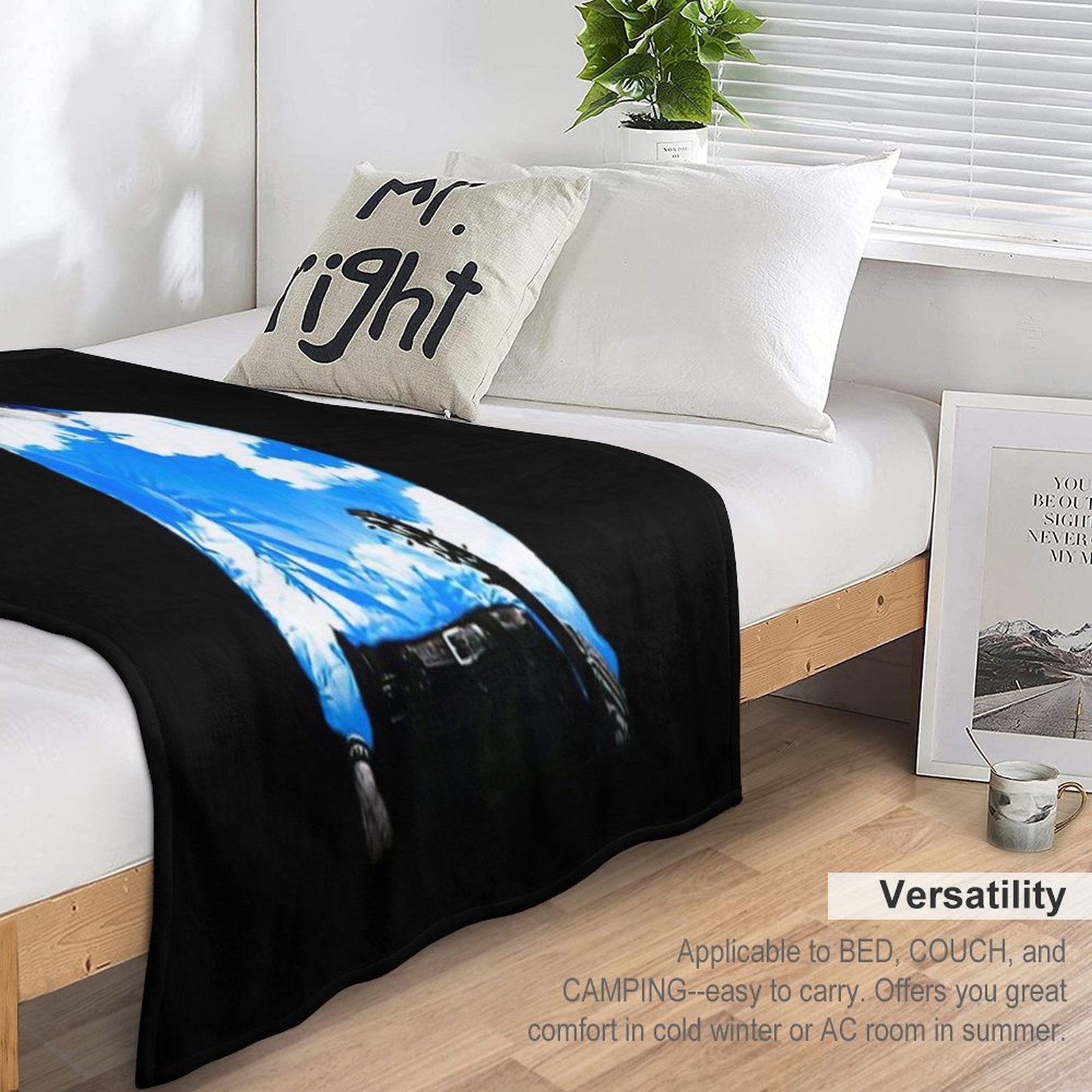 Paul McCartney Plush Throw Blanket