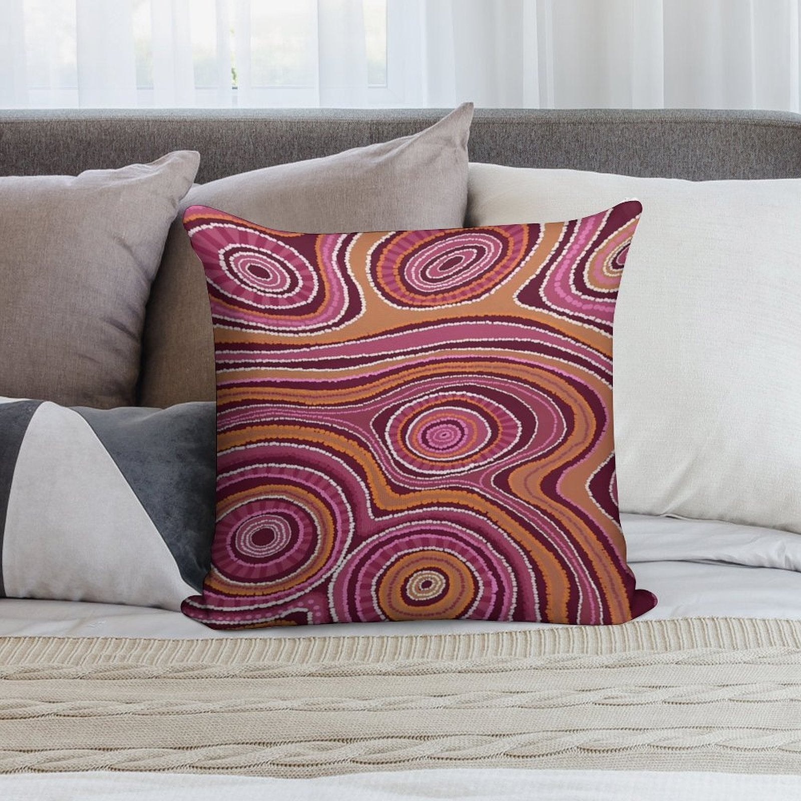 Djilba Soft High-Density Material Throw Pillow
