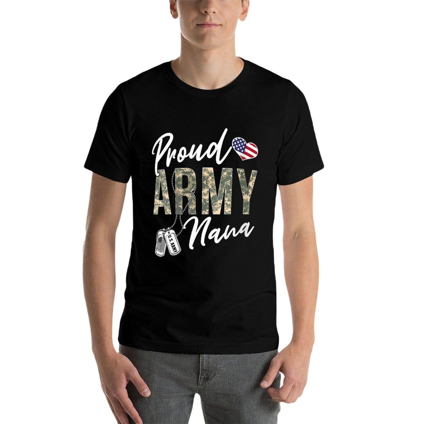 Womens Proud Army Nana Army Graduation Nana US Army Nana Gifts Stretchy T-Shirt
