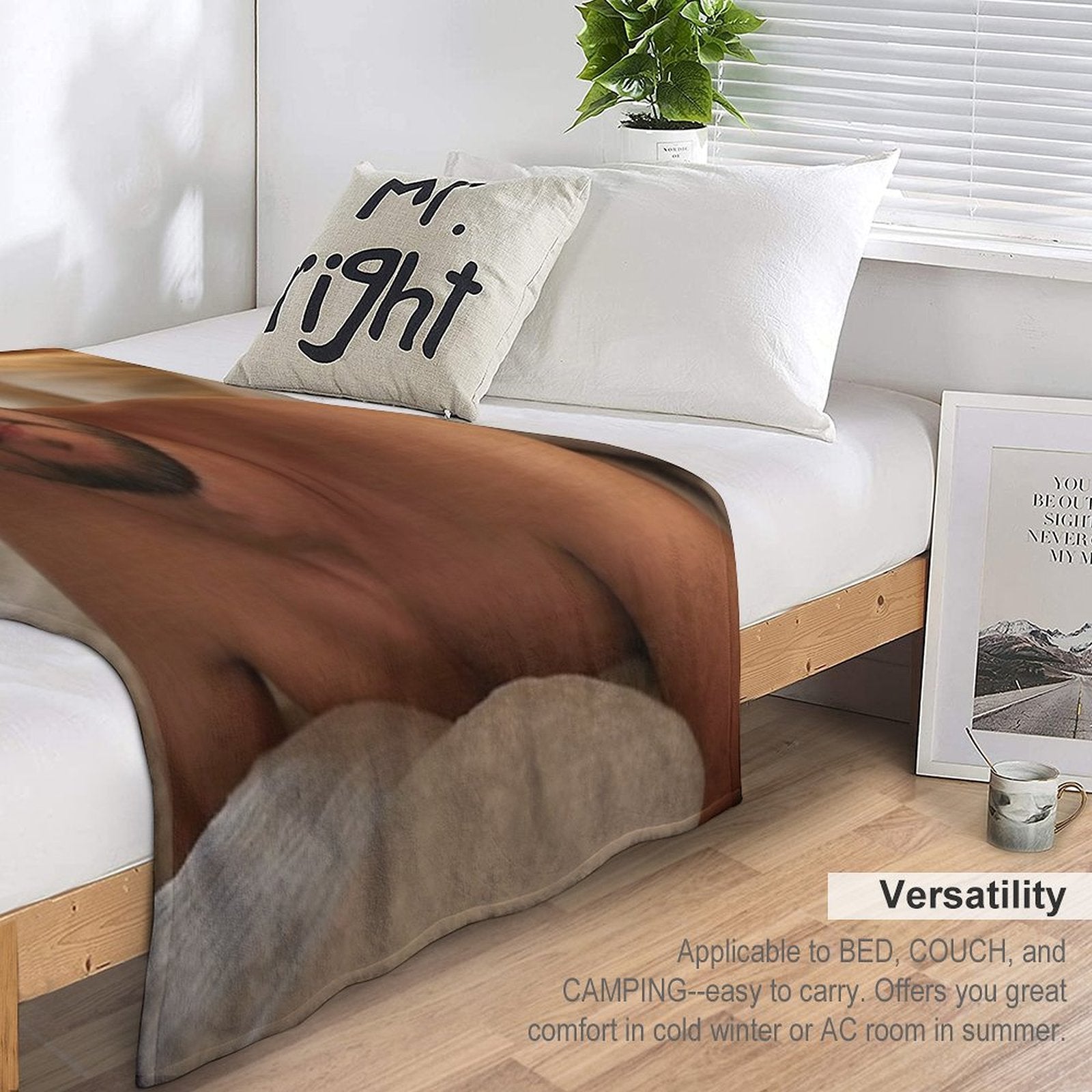 Tyler Hynes Machine-washable Throw Blanket