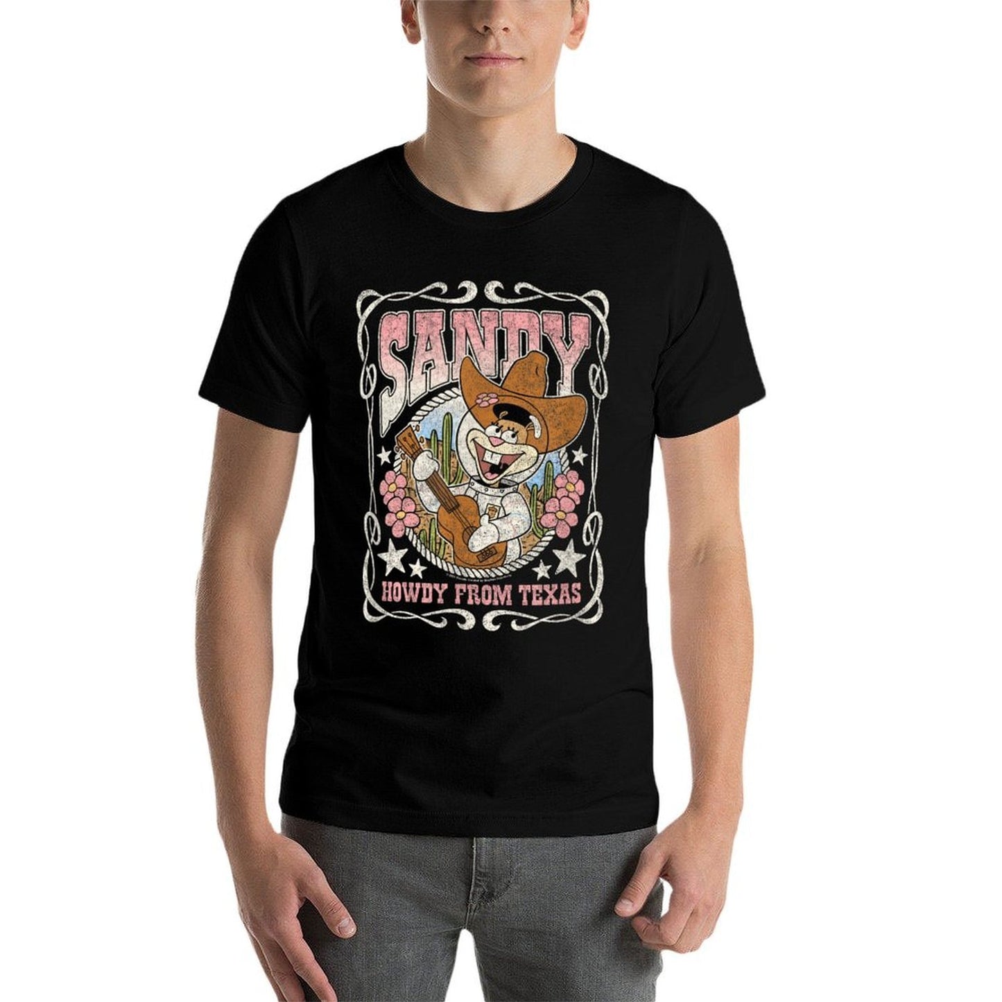 SpongeBob SquarePants - Sandy Cheeks Howdy From Texas Breathable T-Shirt