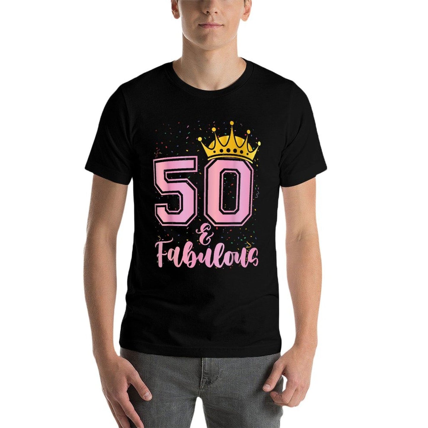 Women 50 Years Old And Fabulous Happy 50th Birthday Eco-friendly Material T-Shirt