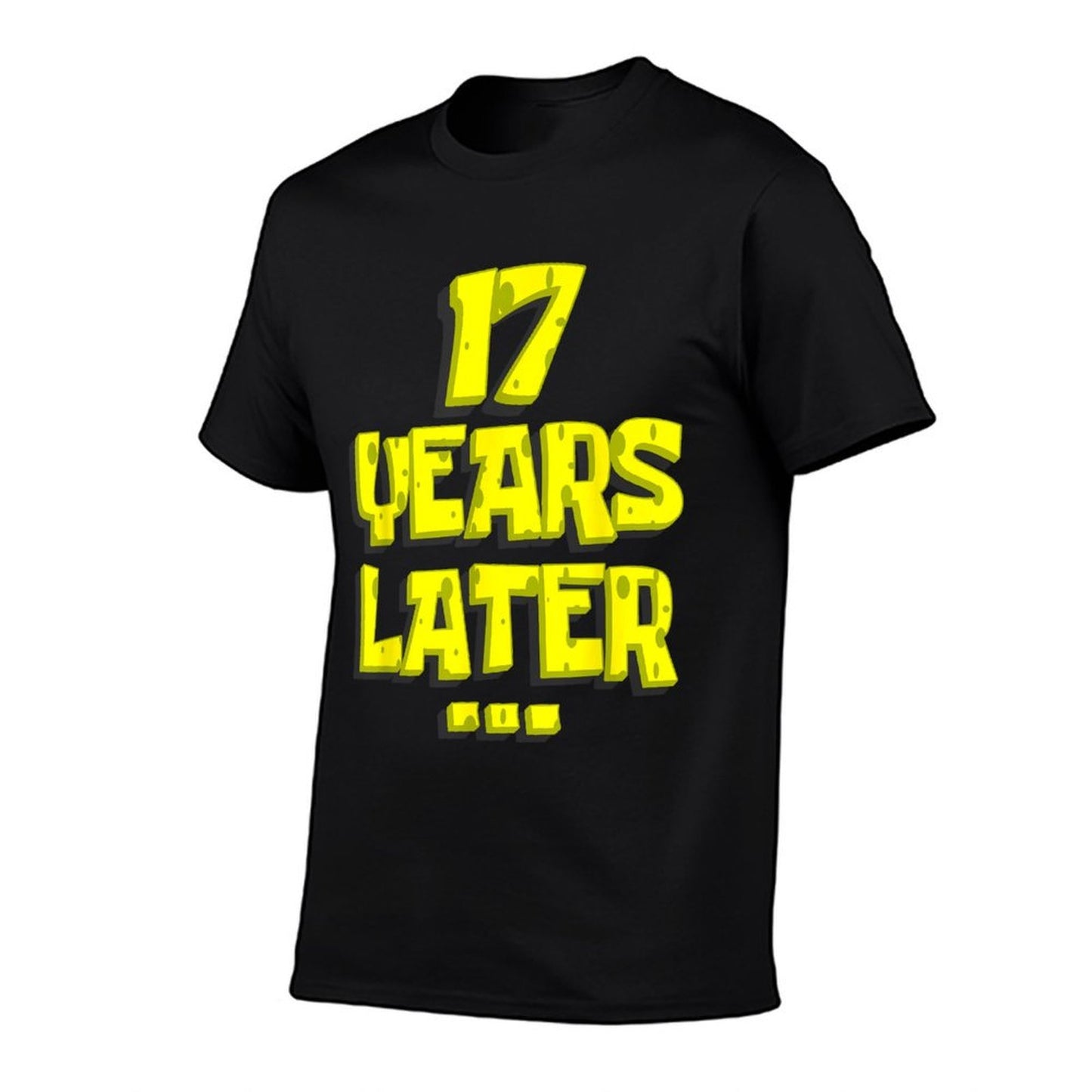 17 Years Later Funny 17th Birthday Present For Men Women Oversized Silhouette T-Shirt