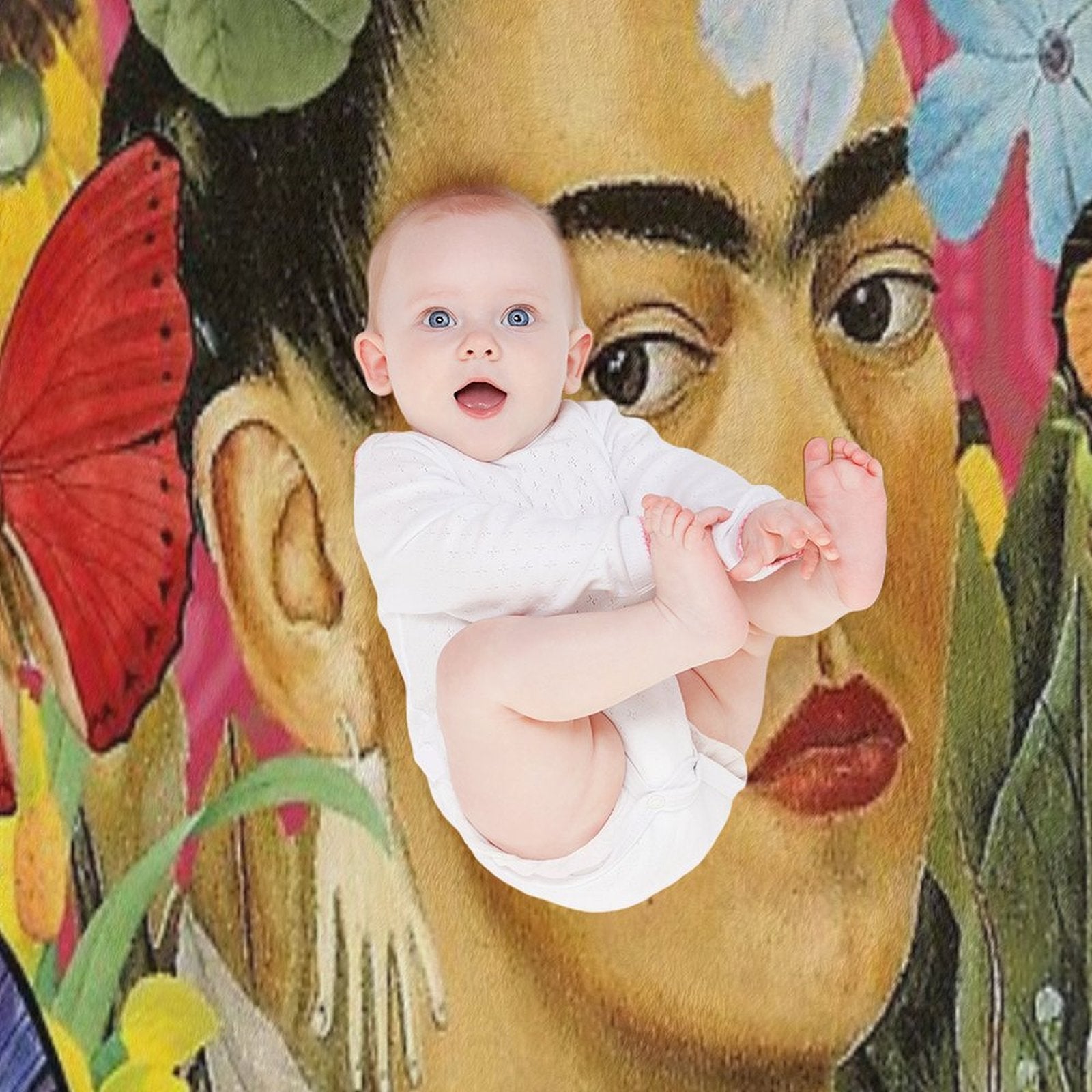 Frida Kahlo Plush Throw Blanket