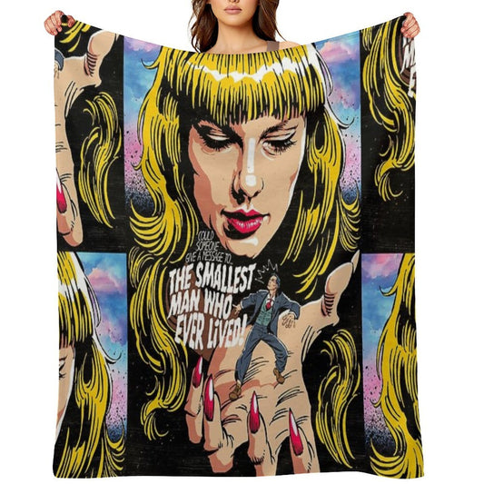 Smallest Man Compact Throw Blanket