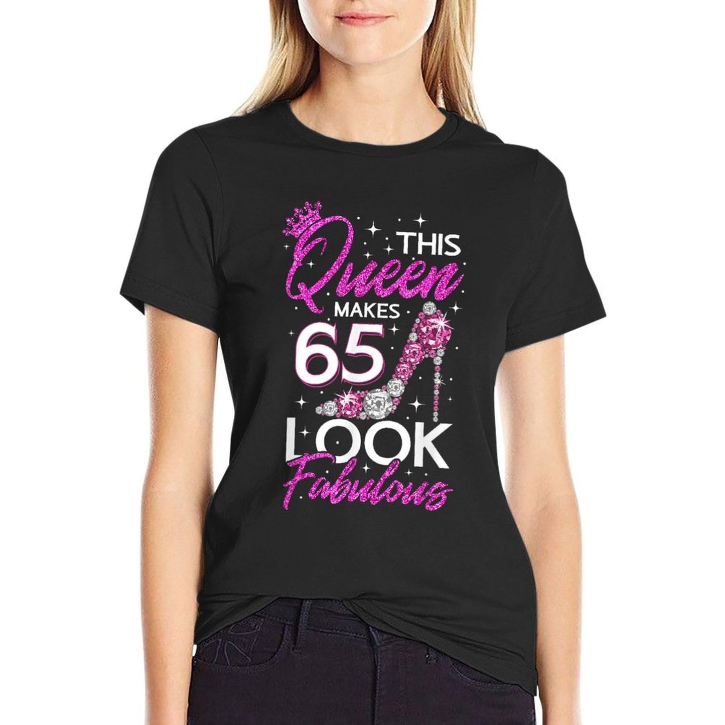 This Queen Makes 65 Look Fabulous 65th Birthday  Classic T-Shirt