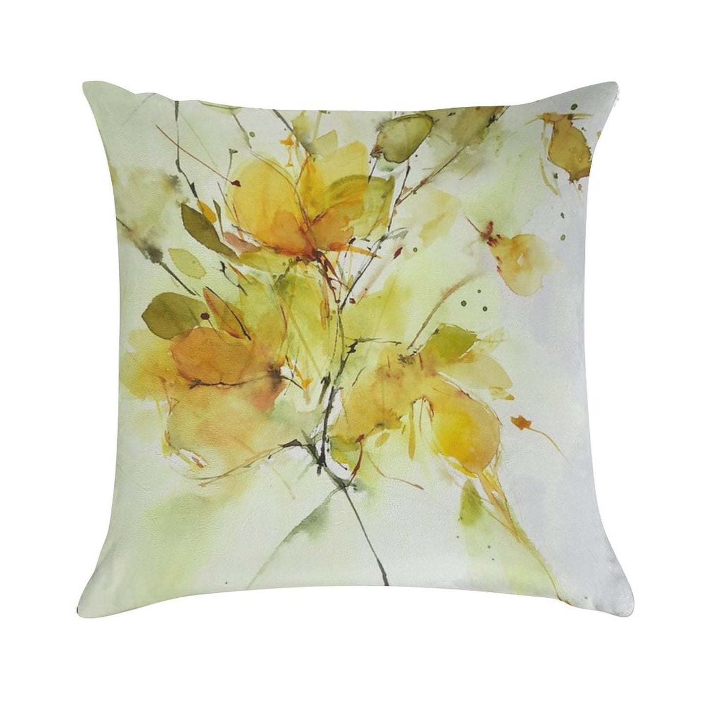 Yellow Joy Soft Gift Ready Throw Pillow
