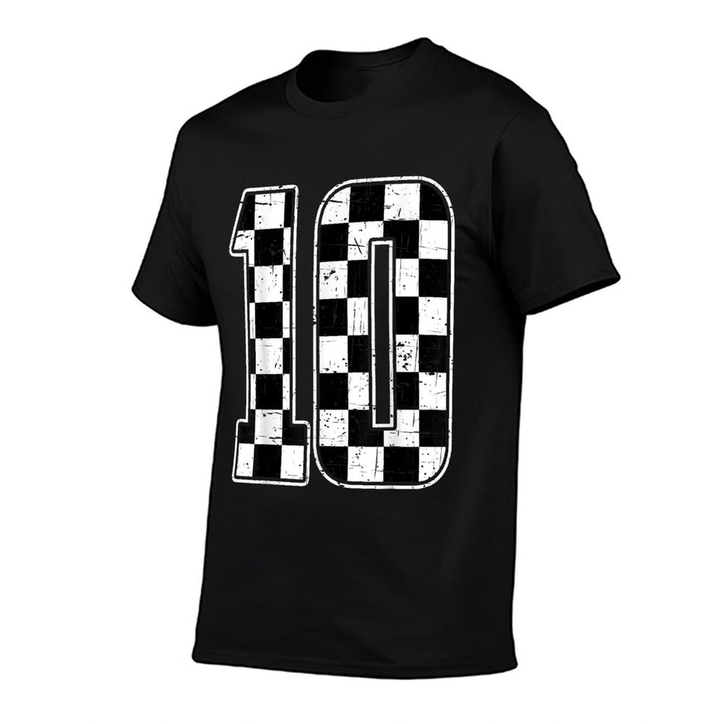 10 Year Old Pit Crew Boy Car Racing 10th Birthday Race Car Vintage-inspired T-Shirt