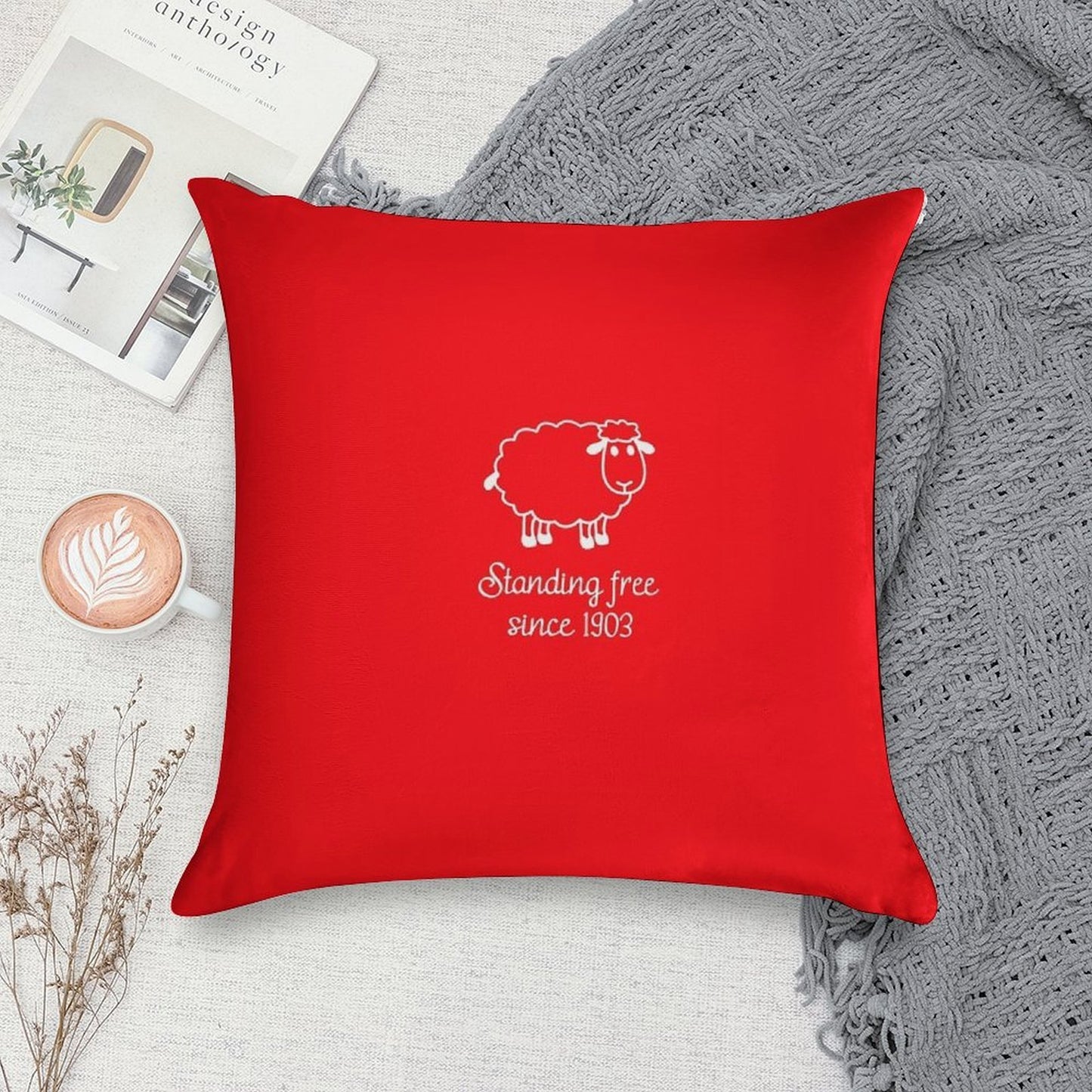 Aberdeen FC Standing Free Soft Skin-Friendly Throw Pillow