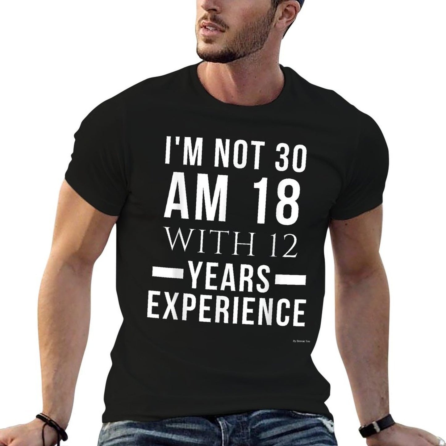 30th Birthday Gift For 30 Year Old Born in 1989  Rolled Sleeves T-Shirt