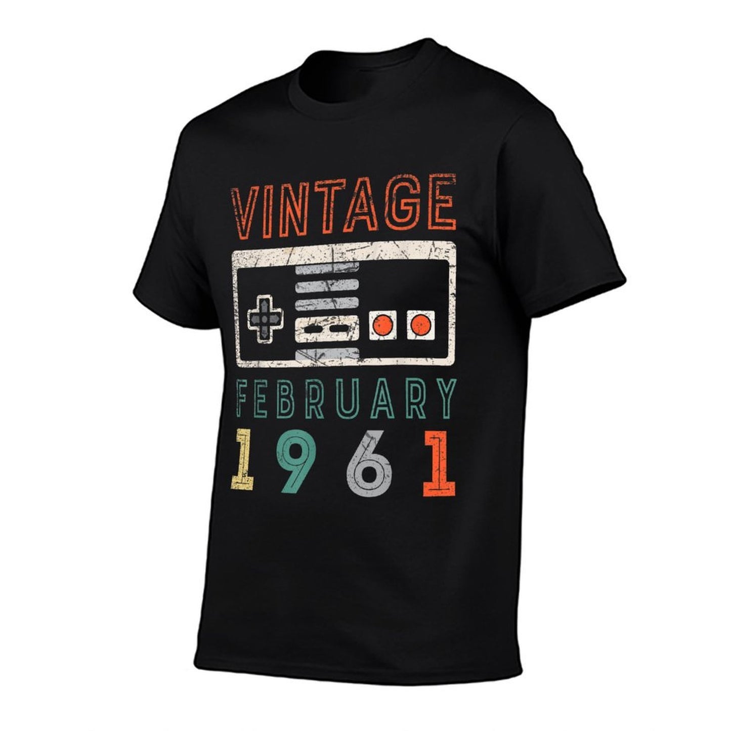 Vintage February 1961 60th Birthday 60 Year Old Soft T-Shirt