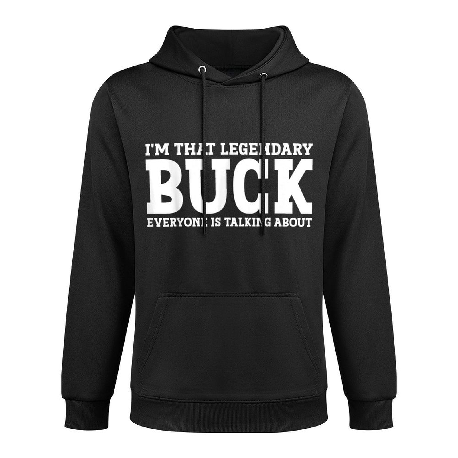 Buck Surname Funny Team Family Last Name Buck Colorfast Hoodie