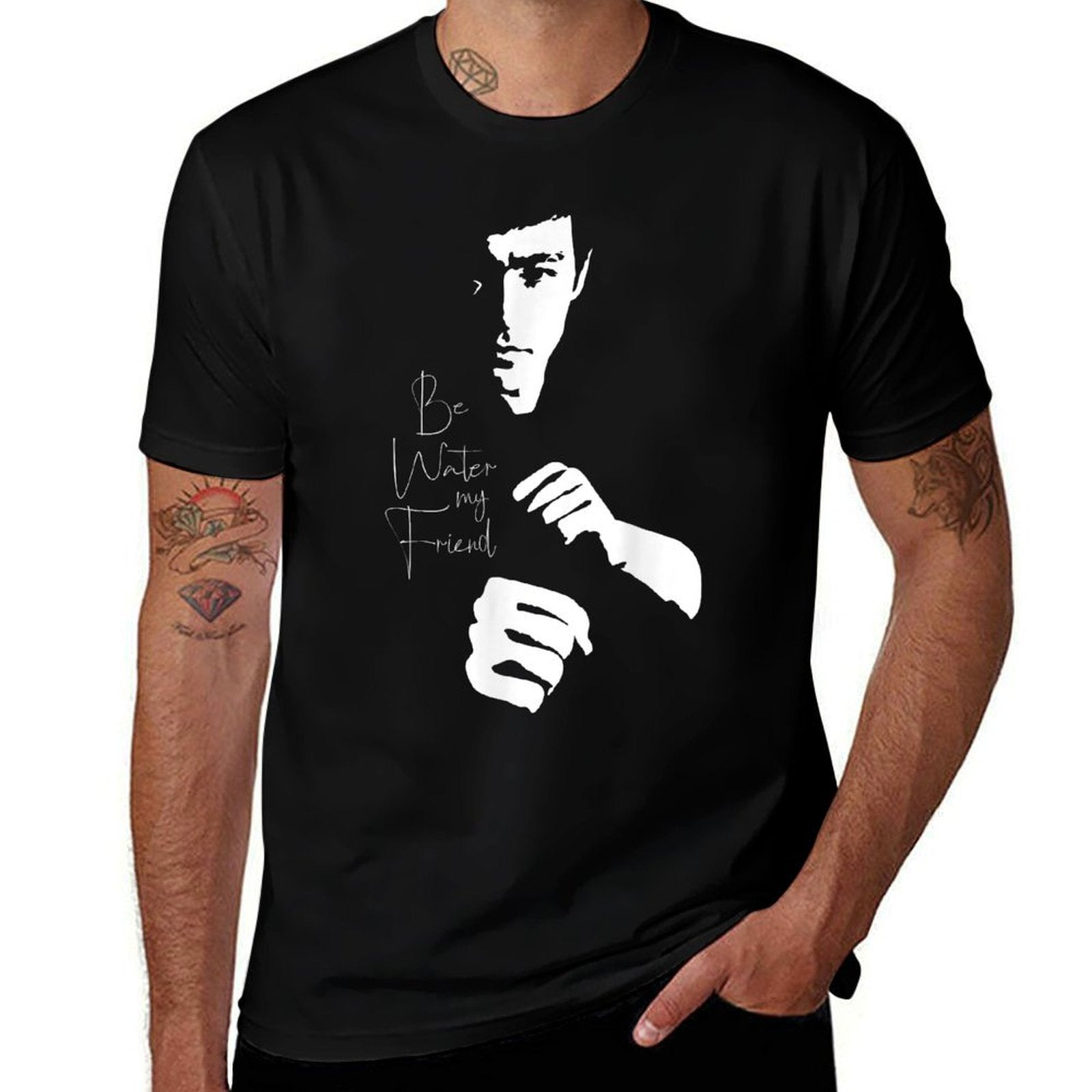 Be Water My Friend - Martial Arts Legend Tribute Graphic  Quick-drying T-Shirt