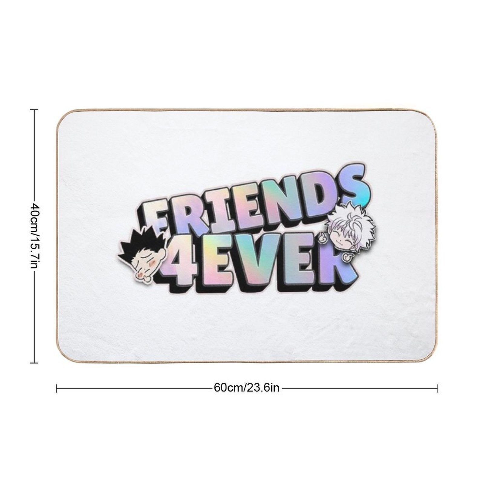 Anime HxH Gon And Killua  Absorbent Bath Mat