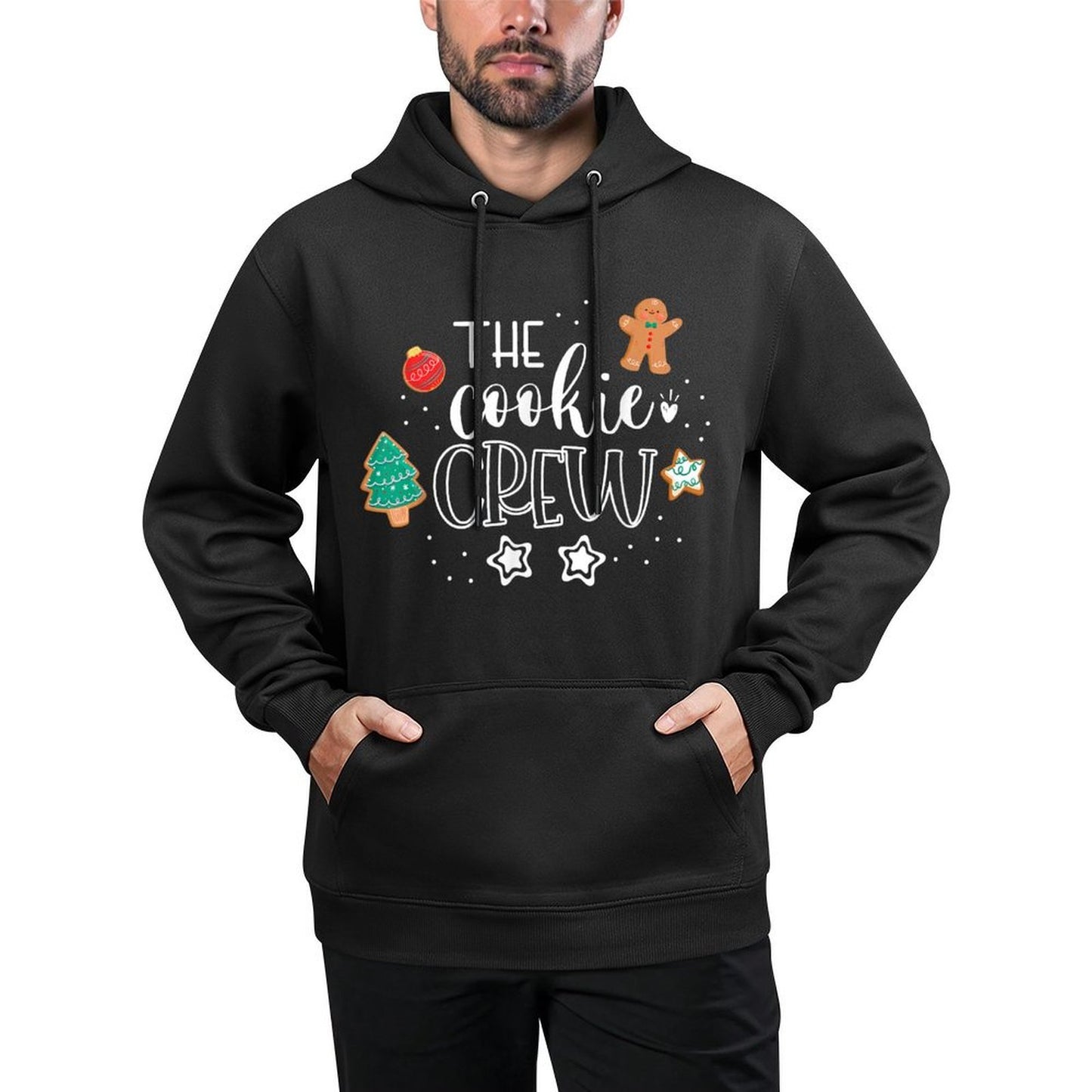 The Cookie Crew Christmas Baking Cookie Lover Kids Women Breathable Fabric Hoodie