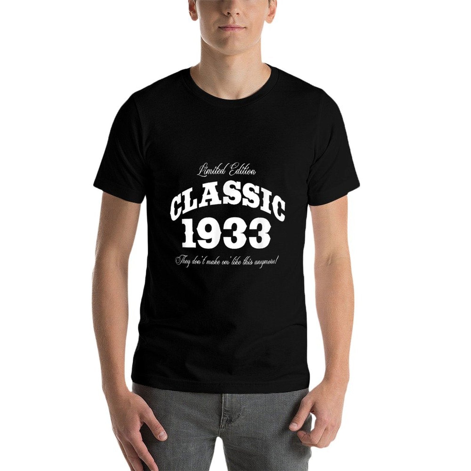 92 Year Old Vintage Classic Car 1933 92nd Birthday  Classic T-Shirt