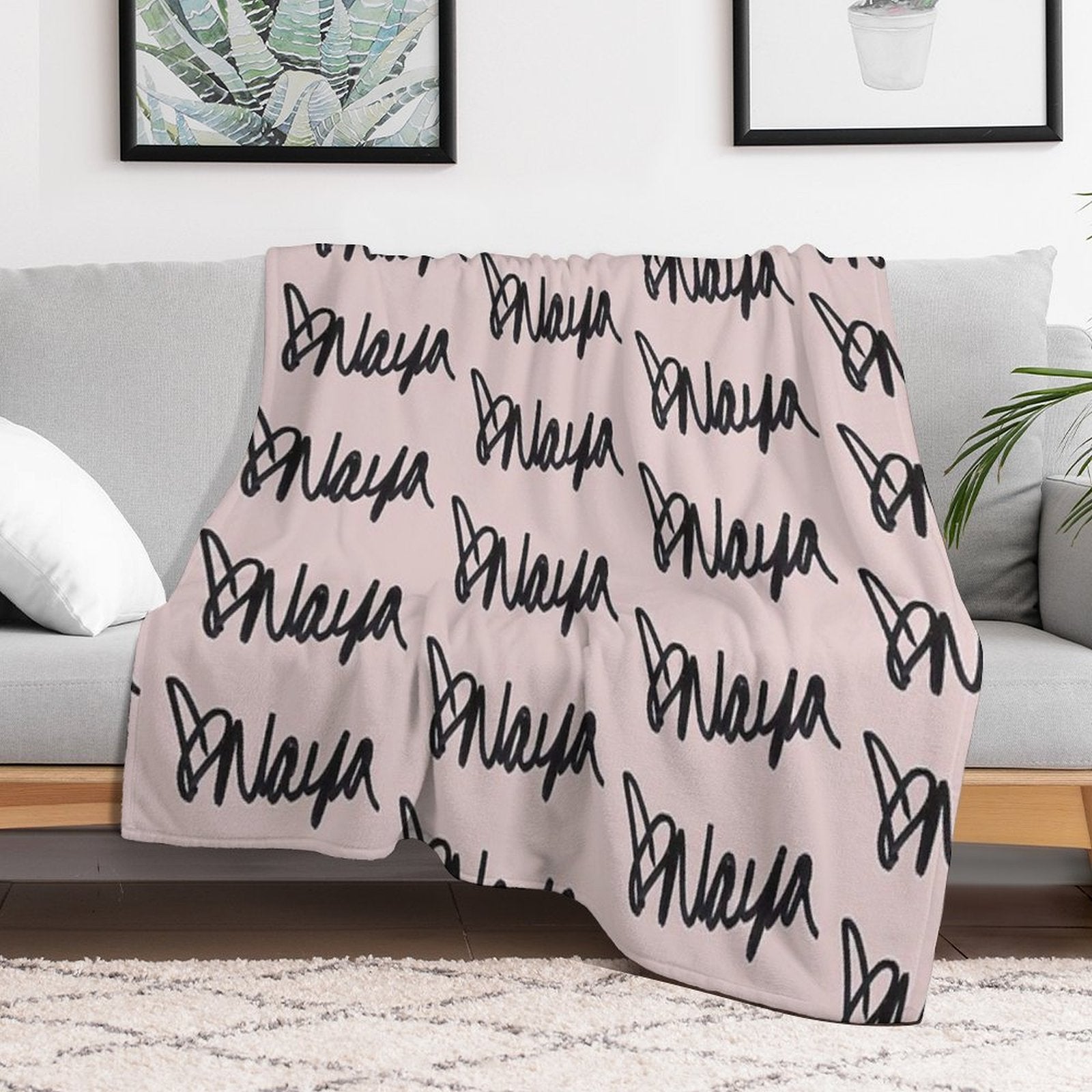 Naya Rivera Autograph Machine-washable Throw Blanket