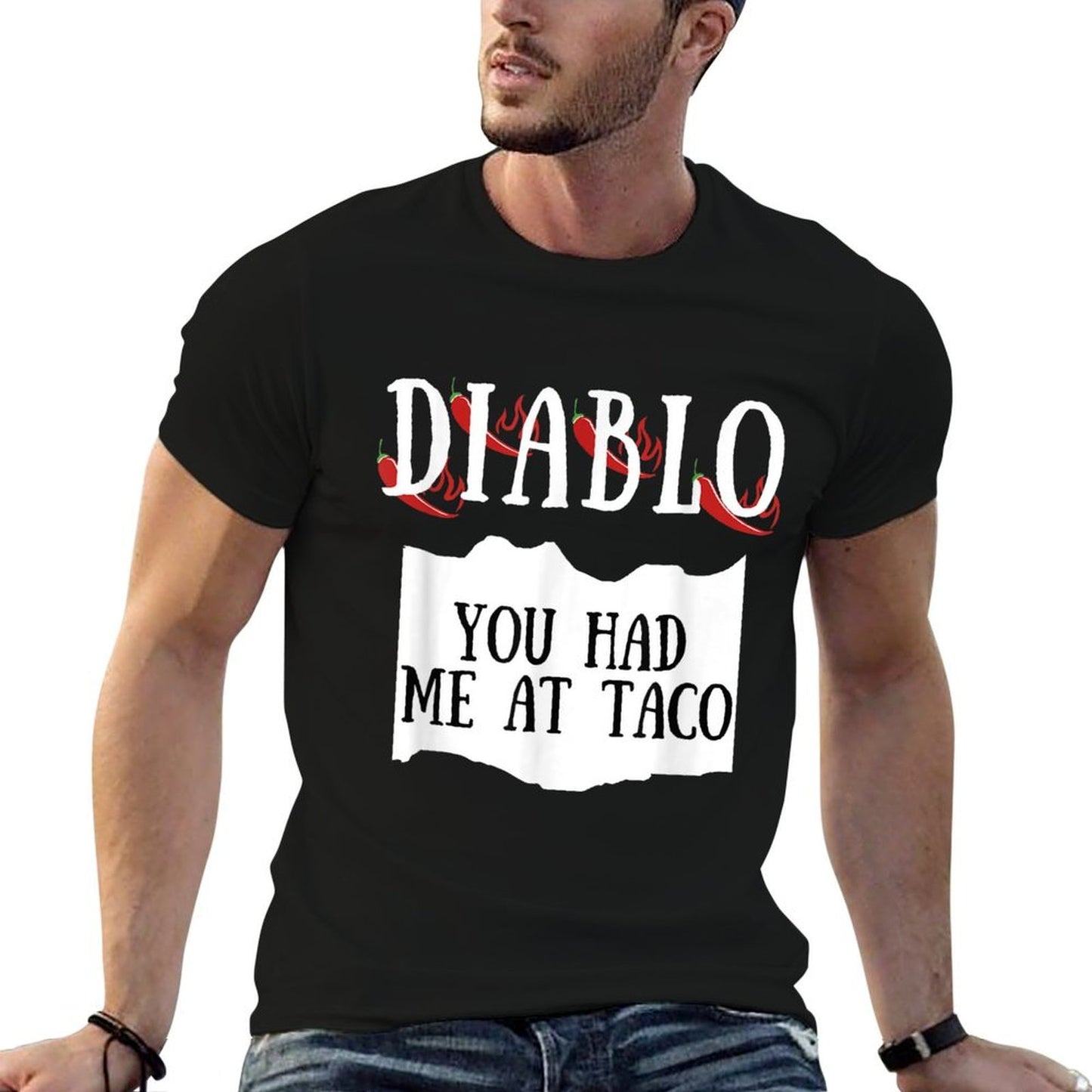 You Had Me At Taco Diablo Hot Sauce Group Costume Moisture-wicking T-Shirt